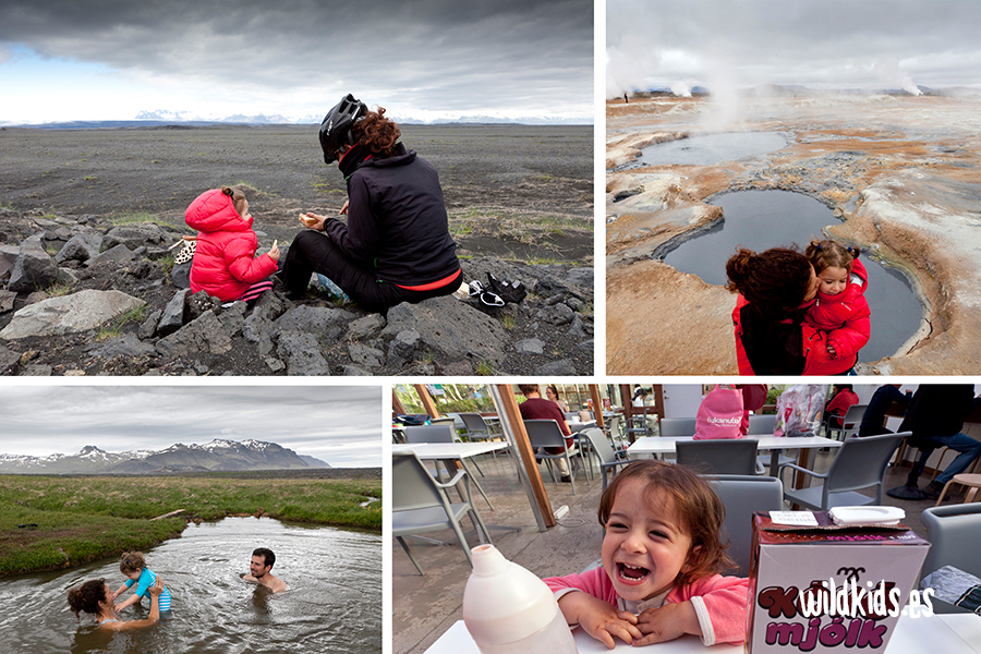 Viajar a Islandia en bicicleta con niños