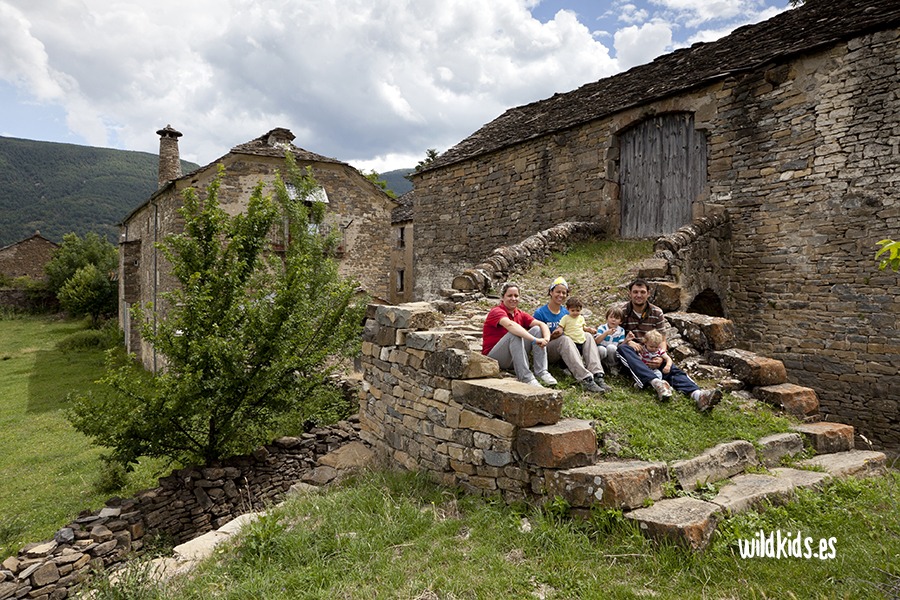 Pirineo aragonés con niños