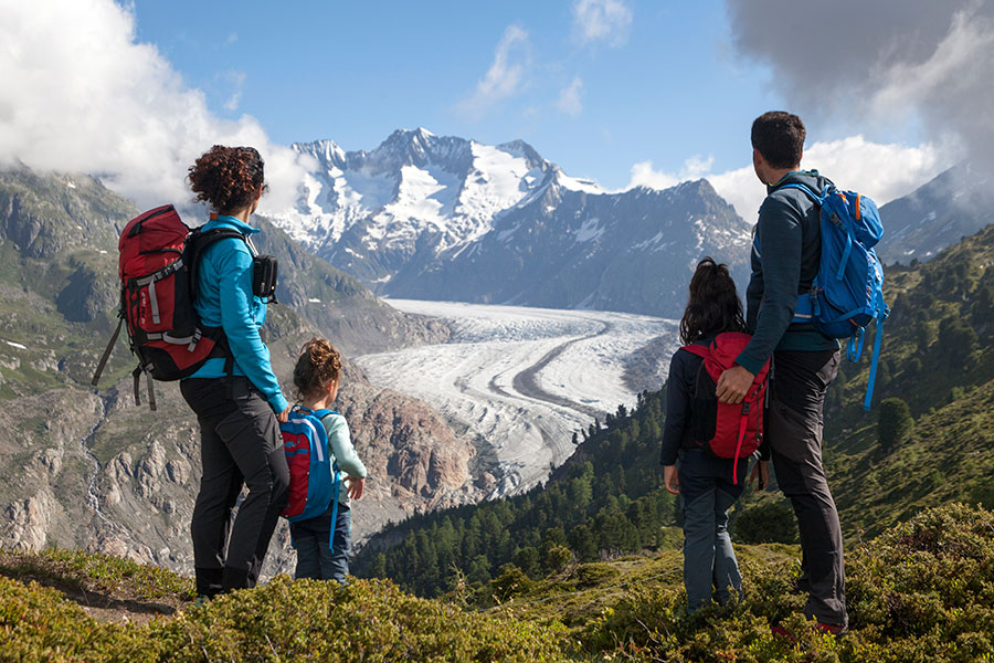 Suiza con niños: Aletsch Arena y el glaciar más grande los Alpes